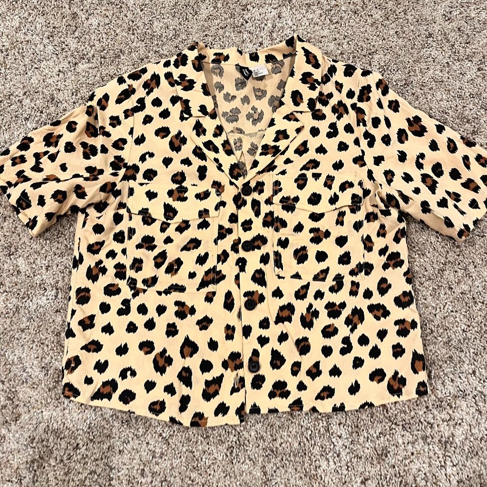 H&M Leopard Print Top